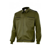 Cazadora verde caza vertice laboral bicolor Serie BI61601