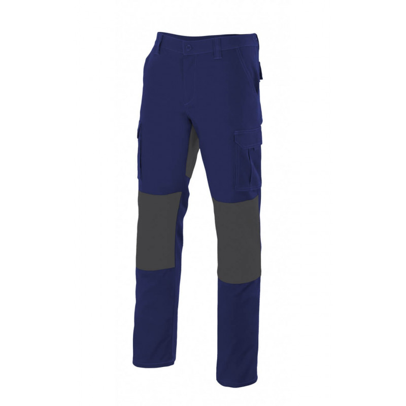 Pantalón azul marino multibolsillos con refuerzos Serie R103001