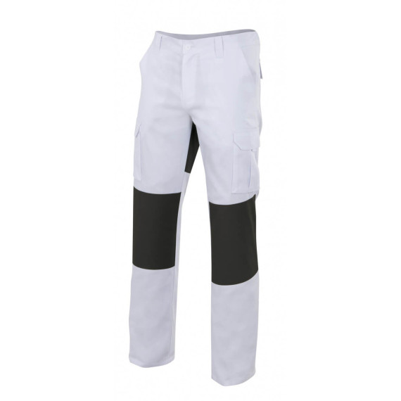 Multi-roll white trousers with R103001 series reinforcements