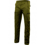 Pantalón verde caza stretch multibolsillos Serie P103002S