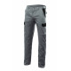 Bicolor Grey Stretch Pants Multibolsillos Series PT103002s