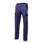 Blue Stretch Bicolore Pants MultibolSillos Series PT103002S