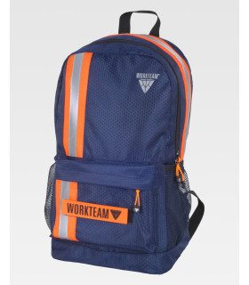 Mochila combinada fluorescente-fluorescente reflexivo WFA440 WorkTeam