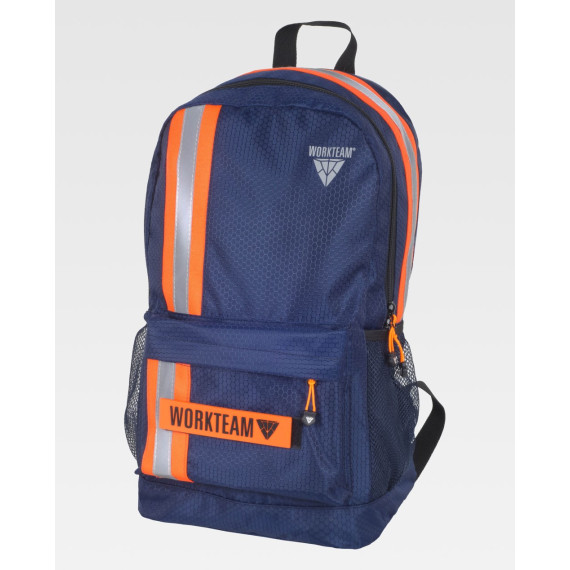 Reflective-fluorescent-Fluorescent Combined Combined Backpack WFA440 Workteam