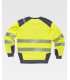 High visibility round neck sweatshirt and with reflective tapes C9041