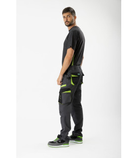 Pantalon en tissu canvas, protection des genoux - EN ISO 13934 WF2750 WORKTEAM