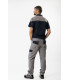 Kombinierte Hose aus elastischem Gewebe, Knieschutz WF2650 WORKTEAM