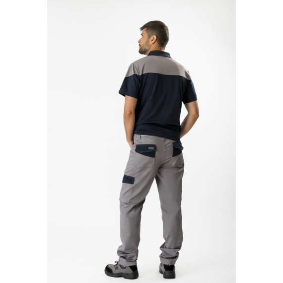Kombinierte Hose aus elastischem Gewebe, Knieschutz WF2650 WORKTEAM