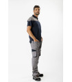 Combined elastic fabric pants, knee protection WF2650 WORKTEAM