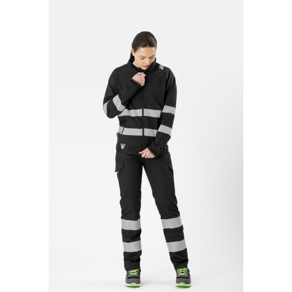 Workshell jacket with reflective strips EN 17353 S9203 WORKTEAM