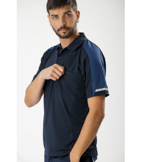 Short sleeve polo with reflective details - FUTURE WF2850 WORKTEAM