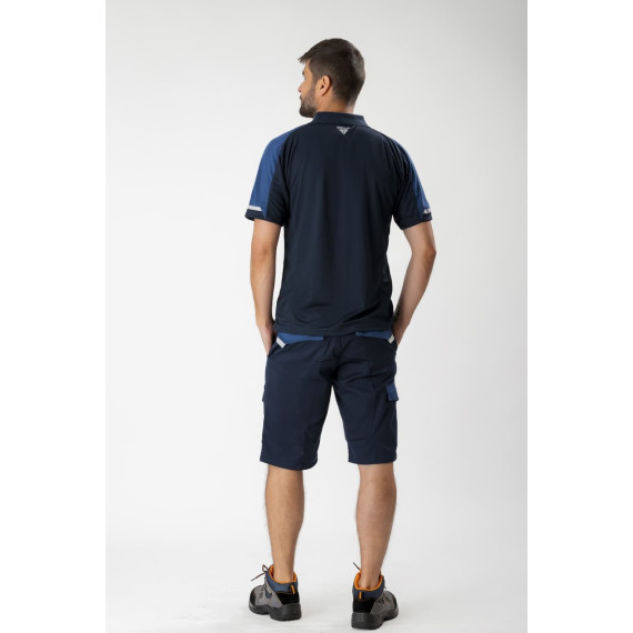 Kurzarm-Polo mit reflektierenden Details - FUTURE WF2850 WORKTEAM