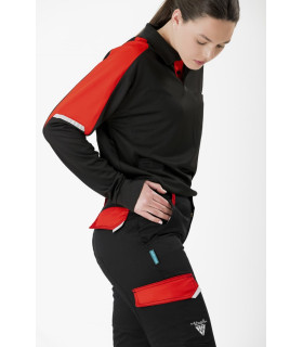 Long-sleeved combined pole with reflective details WF2852