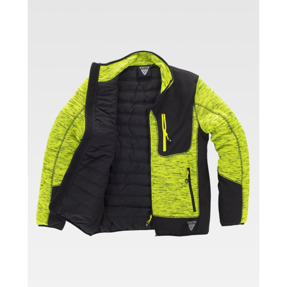 Veste sport matelassée en tissu Workshell WORKTEAM S9465