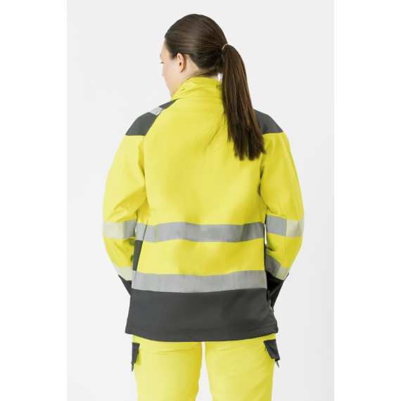 Jaqueta Workshell de alta visibilidade combinada, EN ISO 20471 antivento S9201 WORKTEAM