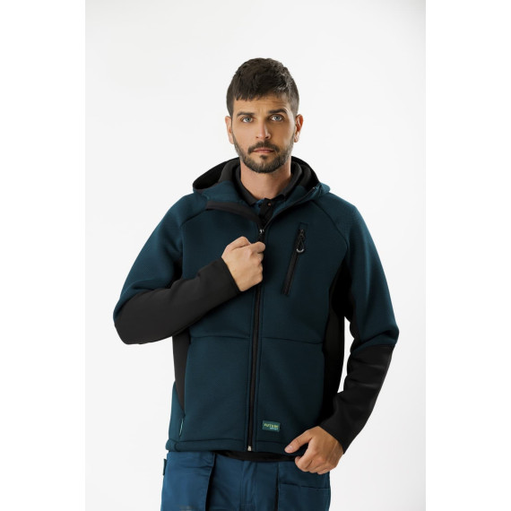 Felpa con cappuccio e maniche raglan - WF2605 WORKTEAM