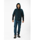 Sweatshirt combinée avec capuche et manches raglan - WF2605 WORKTEAM