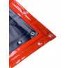 CEPRO welding curtain with eyelets on four sides