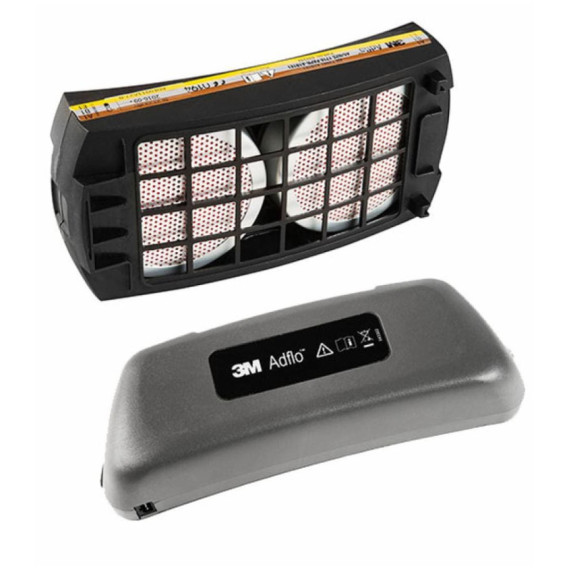 Battery Kit and Filter for Breathing Equipment 3M ™ AdFlo ™, A1B1E1 Filter and Lithium Intensive Use Battery, 837301 7000144540