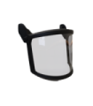 Polycarbonate colorless screen with chin protector Mira Shield Clear Iudek