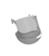 Viewer designed for the range of helmets Dry E6 Irudek