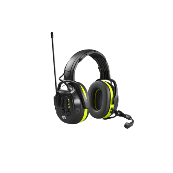 Casque et protecteur auditif avec communication incorporée rayon irusecure local iudek