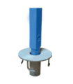 Base intégrée intégrée au plancher de ciment Flus iudek