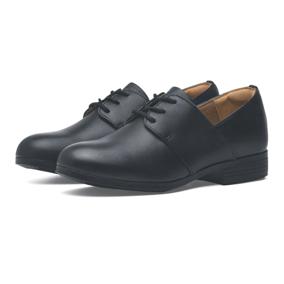 Damen-Eleganzschuhe in Schwarz, rutschfest, mit kleinem Absatz MADISON lll SHOES FOR CREWS