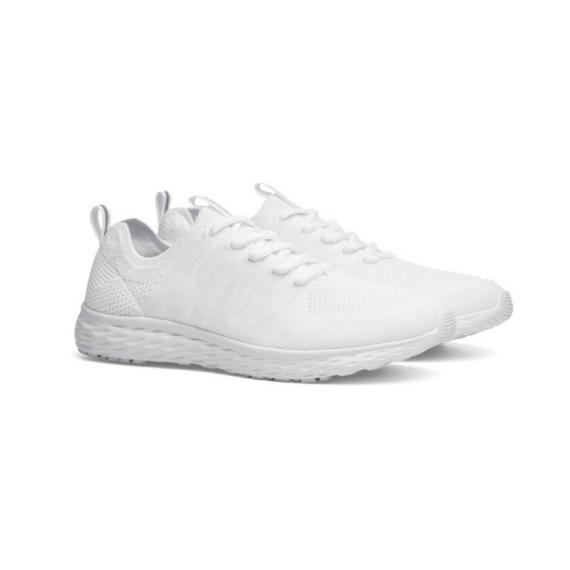 White non-slip and comfortable work shoes EVERLIGHT CE MEN WHITE SHOES FOR CREWS