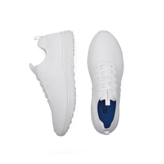 Zapatillas blancas antideslizantes y cómodas para el trabajo EVERLIGHT CE MUJER BLANCO SHOES FOR CREWS