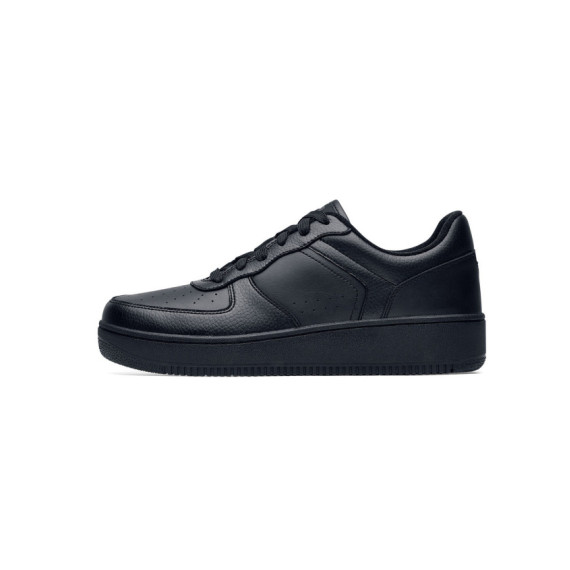 Baskets antidérapantes avec lacets et amortissement en mousse Revive HOLCOMBE BLACK SHOES FOR CREWS