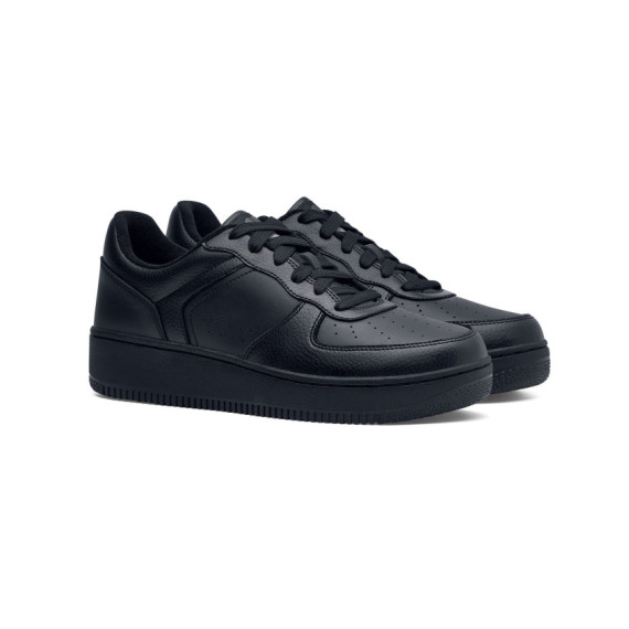 Scarpe antiscivolo con lacci e ammortizzazione in schiuma Revive HOLCOMBE BLACK SHOES FOR CREWS