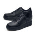 Zapatillas antideslizantes con cordones y amortiguación de espuma Revive HOLCOMBE BLACK SHOES FOR CREWS