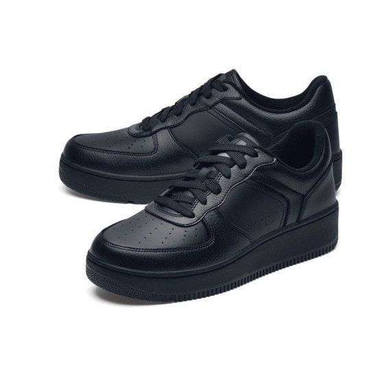 Baskets antidérapantes avec lacets et amortissement en mousse Revive HOLCOMBE BLACK SHOES FOR CREWS