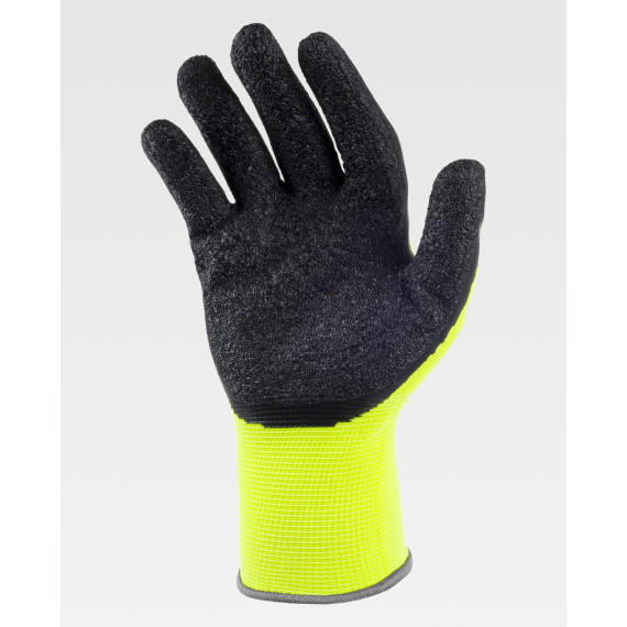 Guanti 13 gauge, supporto in poliestere e rivestimento in lattice ruvido Workteam G6000 (12 paia)