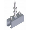 Rail connector "U" with long stud CEPRO