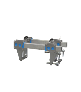 Base ajustável de 63,50 cm BARREL para suporte confiável IRUDEK