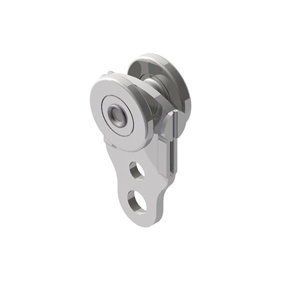 Carro de metal de 2 ruedas para rail de 30x35 mm Cepro Sistema de Riel