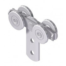 Chariot en métal à 4 roues pour rail 30x35 mm Système de rail de la CEPRO