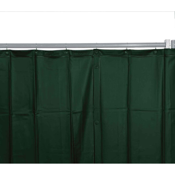 Welding protection curtain S9 and grinding dark green KEMPER