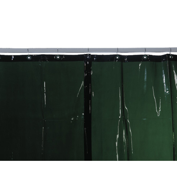 Cortina protectora para soldadura S7 y amoladura en verde KEMPER