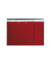 Cortina lama para protección efectiva en soldadura y amoladura en rojo KEMPER