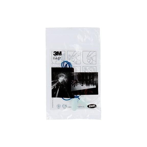 Bouchons EARSOFT BLEU avec détection métallique (sac) Es01011A (200 paires) 3M