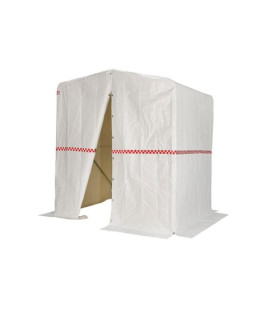 Tenda o tendone ignifugo di protezione CEPRO per la saldatura all'aperto.