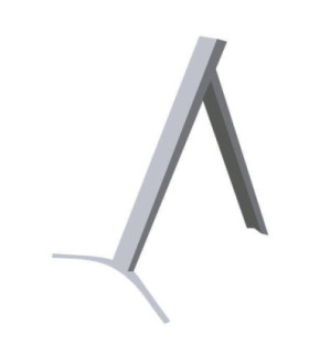Trípode Mopu de acero galvanizado 76 x 114 cm SEKURECO
