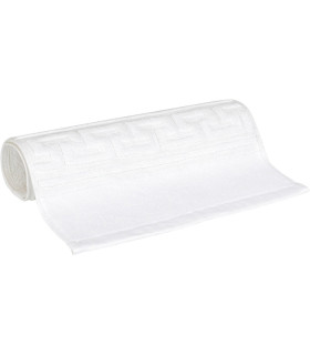 White washcloth with cotton edges REEF VALENTO