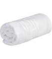 Asciugamano bianco molto assorbente di 100 x 50 cm in tessuto di cotone STELLA VALENTO
