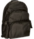 Große Kapazitätsrucksack mit oberem Griff und großen Taschen, schwarz, aus Polyester- und PVC-Gewebe VALENTO WERPAT.
