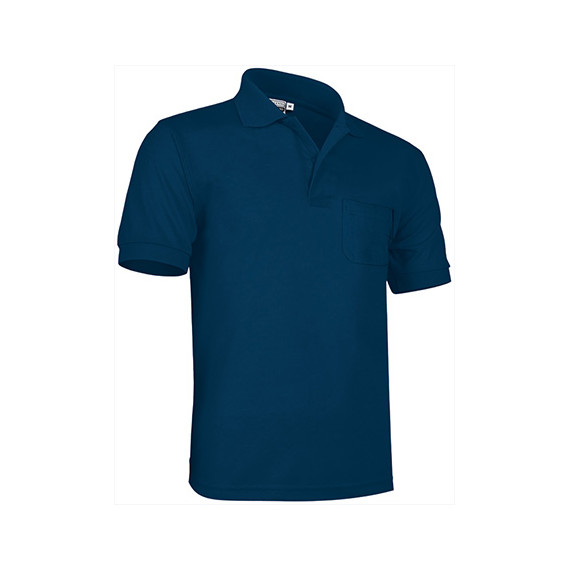 Polo manga corta con bolsillo VALENTO Neptuno