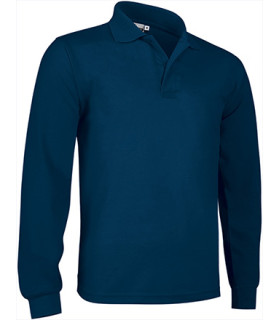 Polo de manga longa de corte clássico VALENTO Eolo